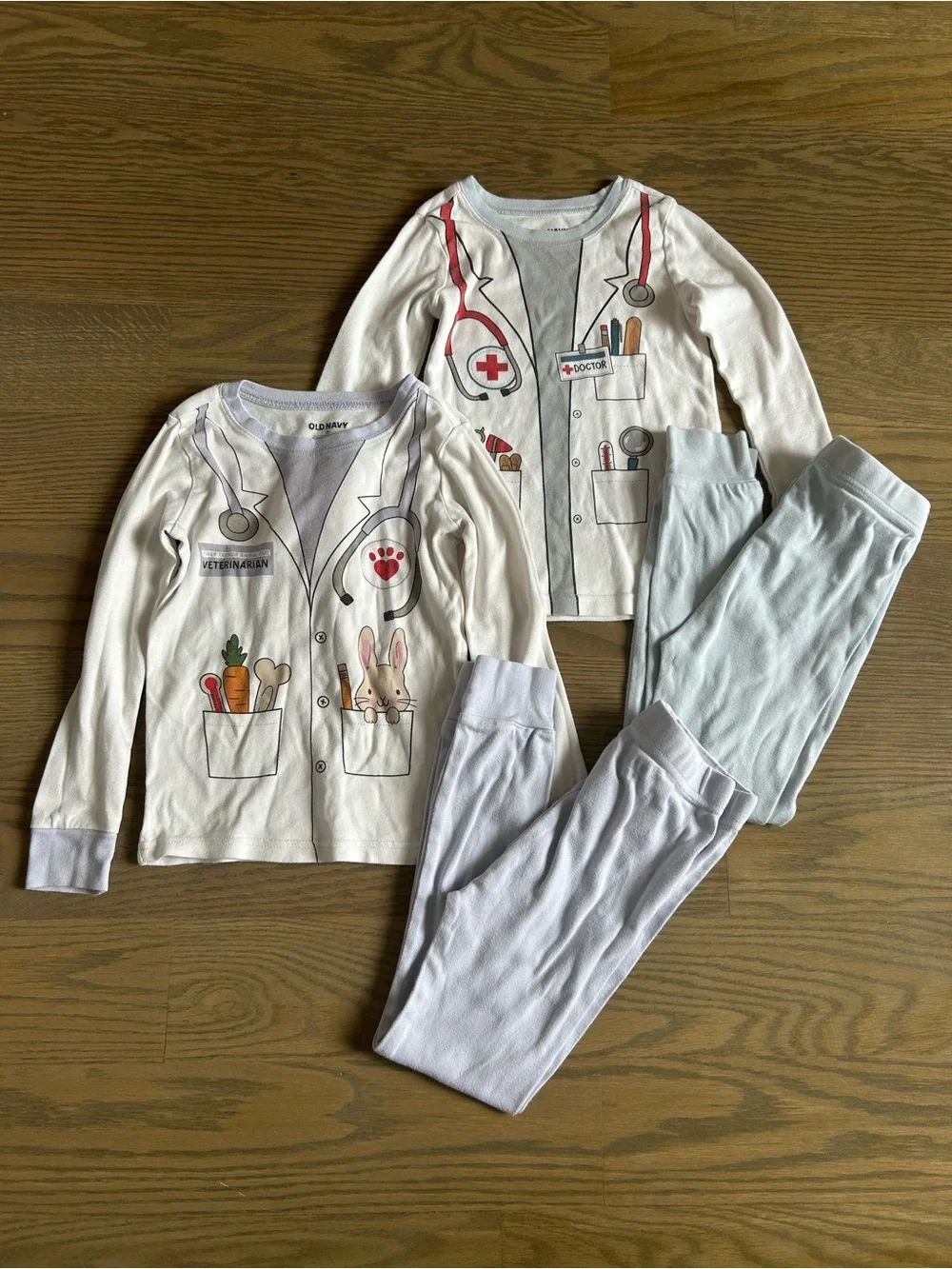 Old Navy Pajama Set: Kids' Doctor & Veterinarian Prints